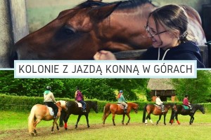 Kolonie z jazdą konną w górach - Wapienne  - kolonie dla dzieci w wieku 11-17 lat. Kompleks Basenów w Ośrodku! Energylandia dla chętnych...