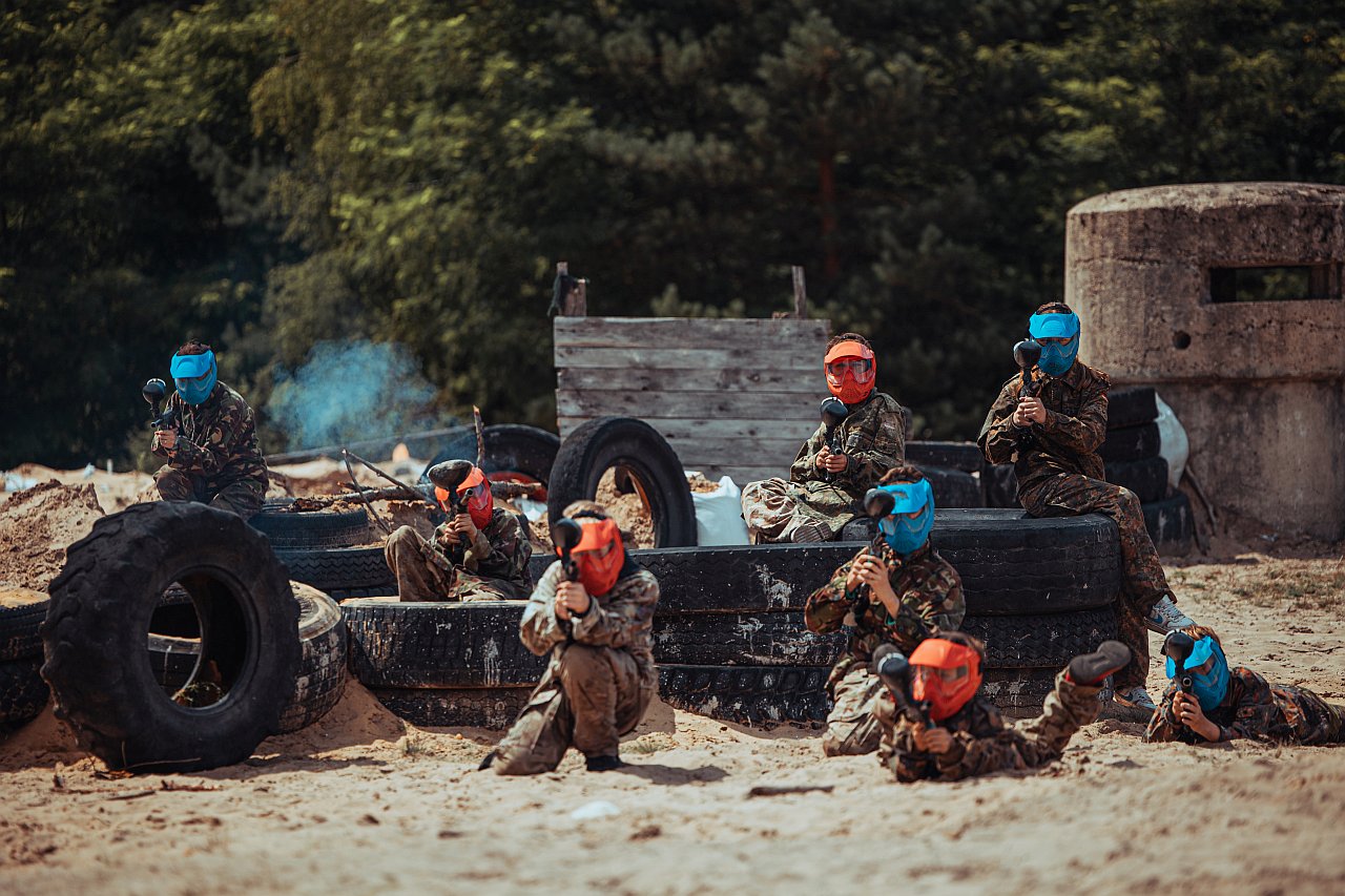 Oboz paintballowy na Jurze