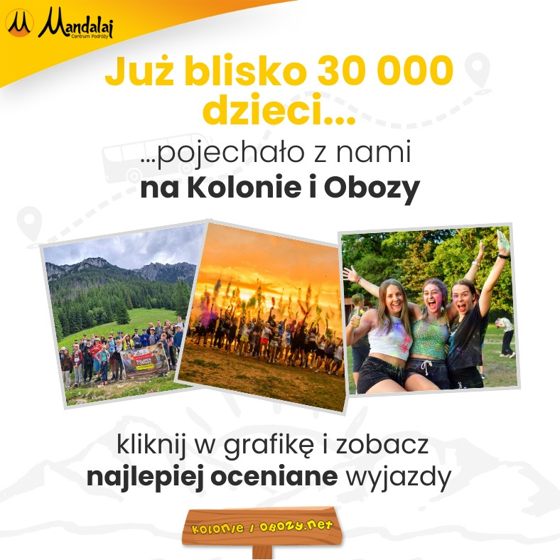 Zobacz kolonie i obozy Mandalaj na Lato 2025