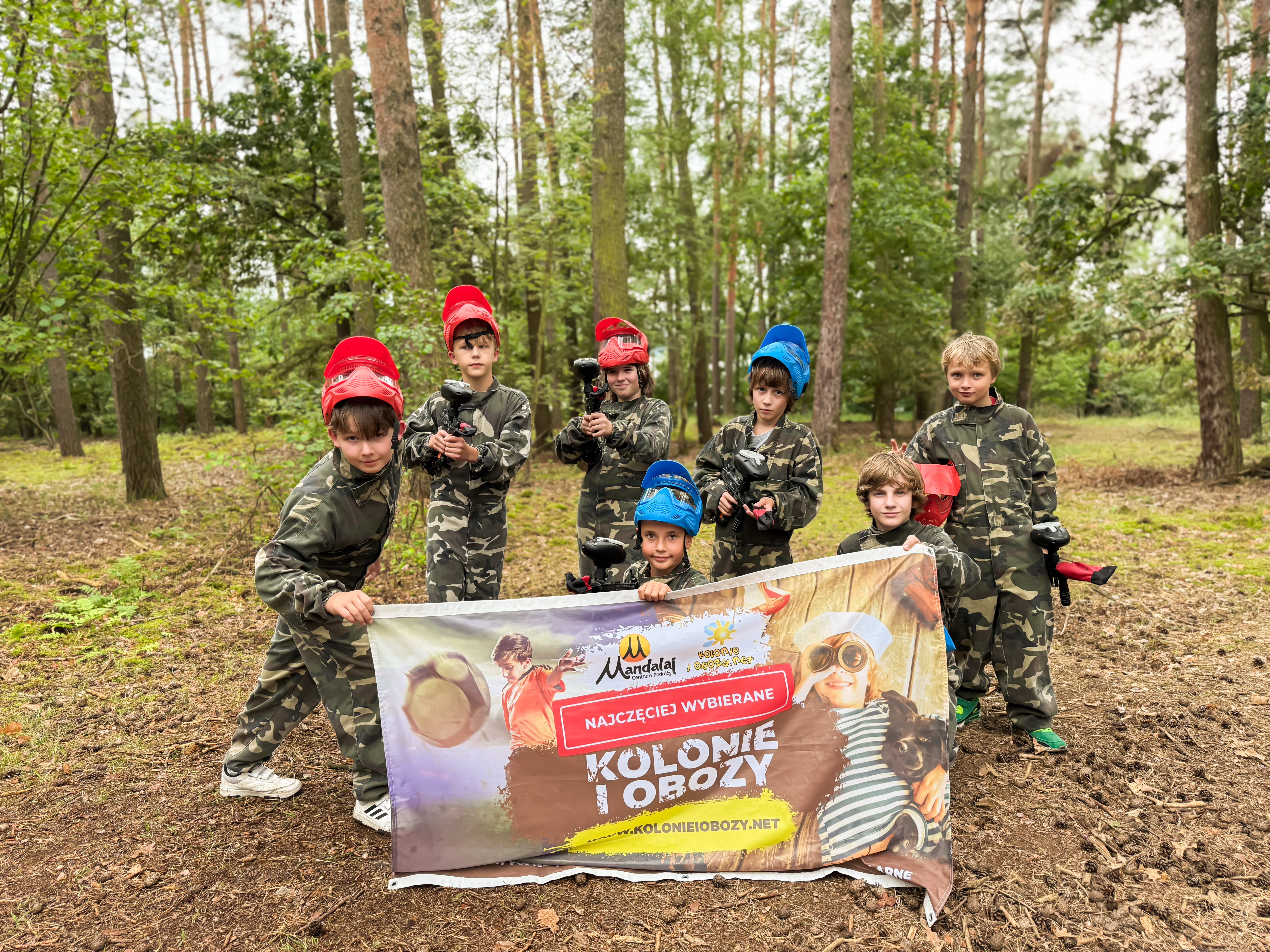 Obóż Paintballowy dla dzieci - Mandalaj i kolonieiobozy.net
