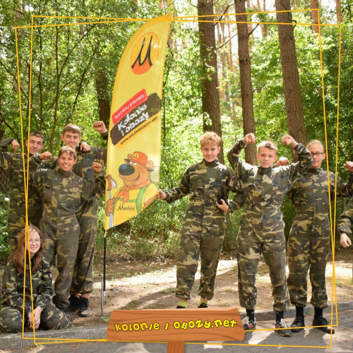 Obóz dla dzieci z zajęciami paintballowymi