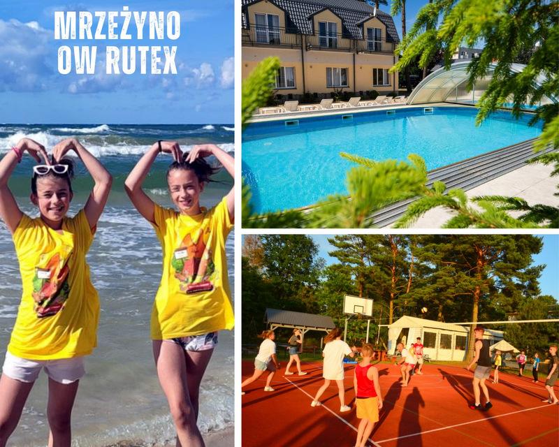 Kolonie dla dzieci nad morzem - Mrzeżyno Rutex